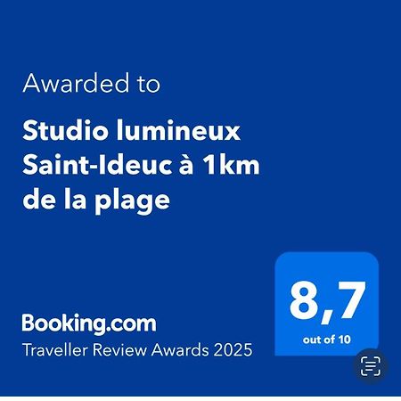 Studio Lumineux Saint-Ideuc A 1Km De La Plage Bagian luar foto